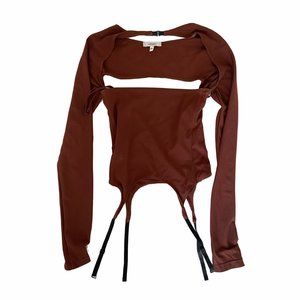 MIAOU PHOENIX STRETCH NYLON TOP